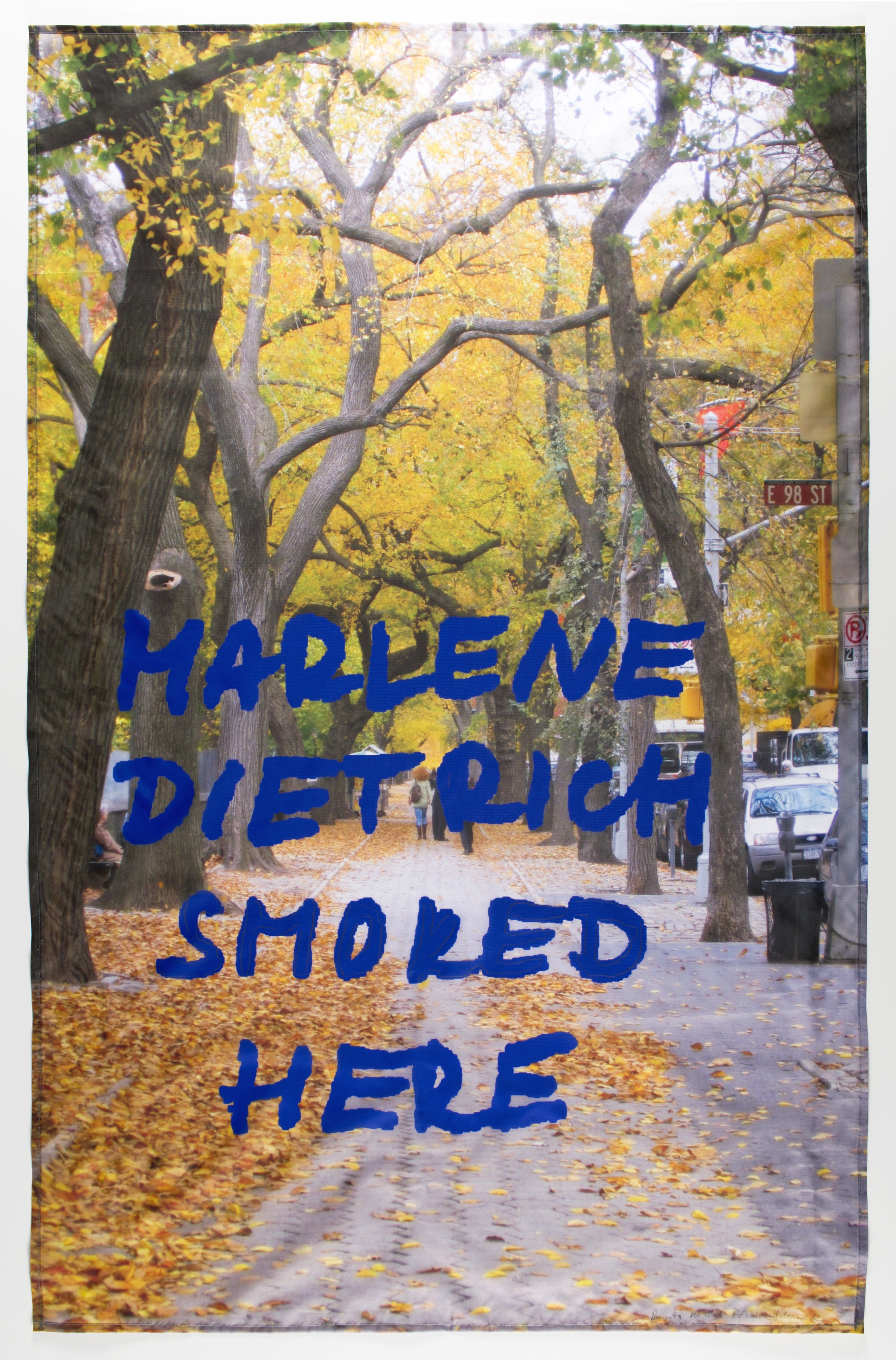 “Marlene Dietrich Smoked Here” from Smoking Emigrants by Renata Stih, German