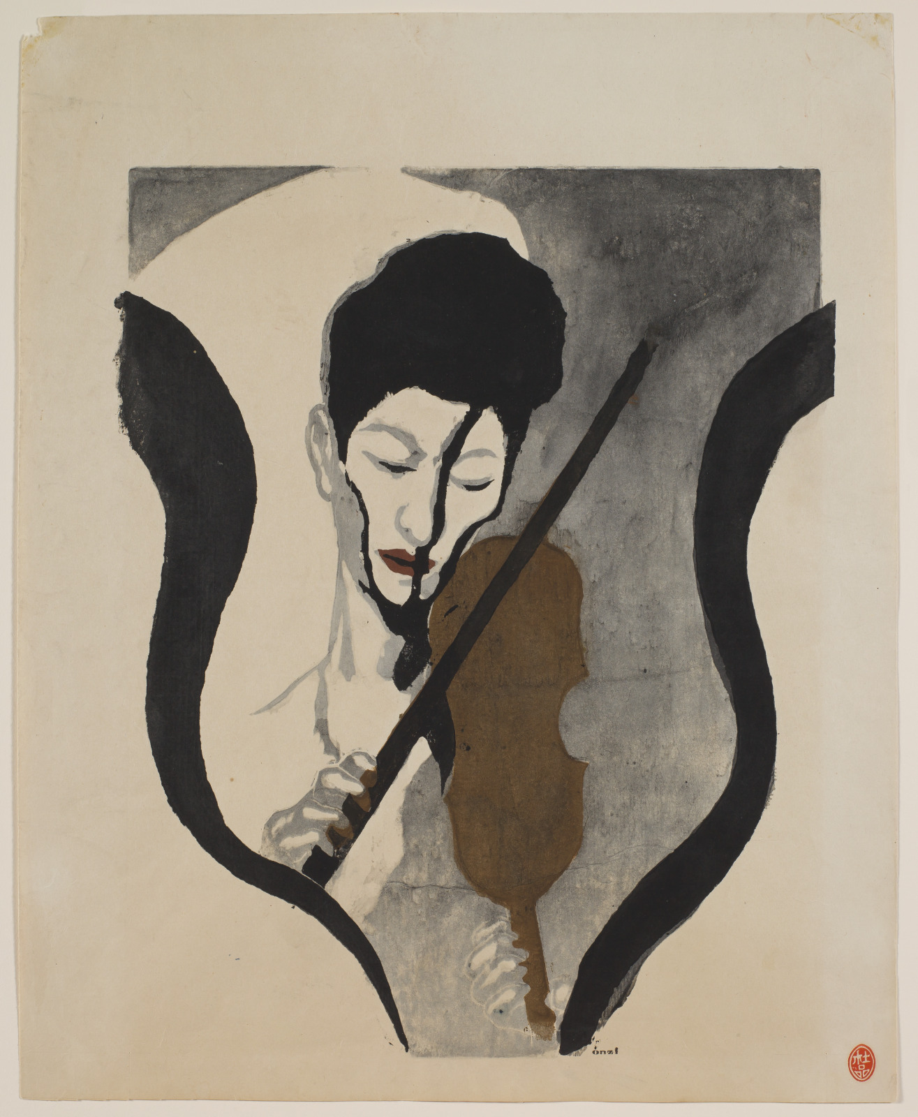 Impression of a Violinist (Portrait of Suwa Nejiko) - Saint Louis