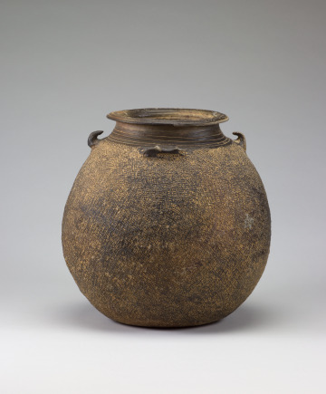 Jar (weng) with Four Lugs and Impressed Patterns - Saint Louis Art Museum