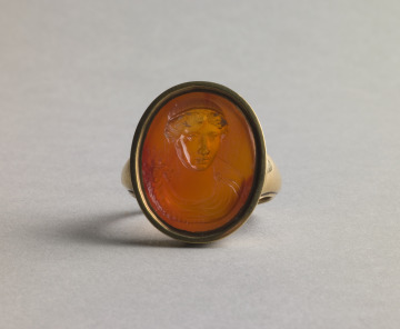 Gem: Portrait as “Abundance” by Roman, 753 BCE–395 CE