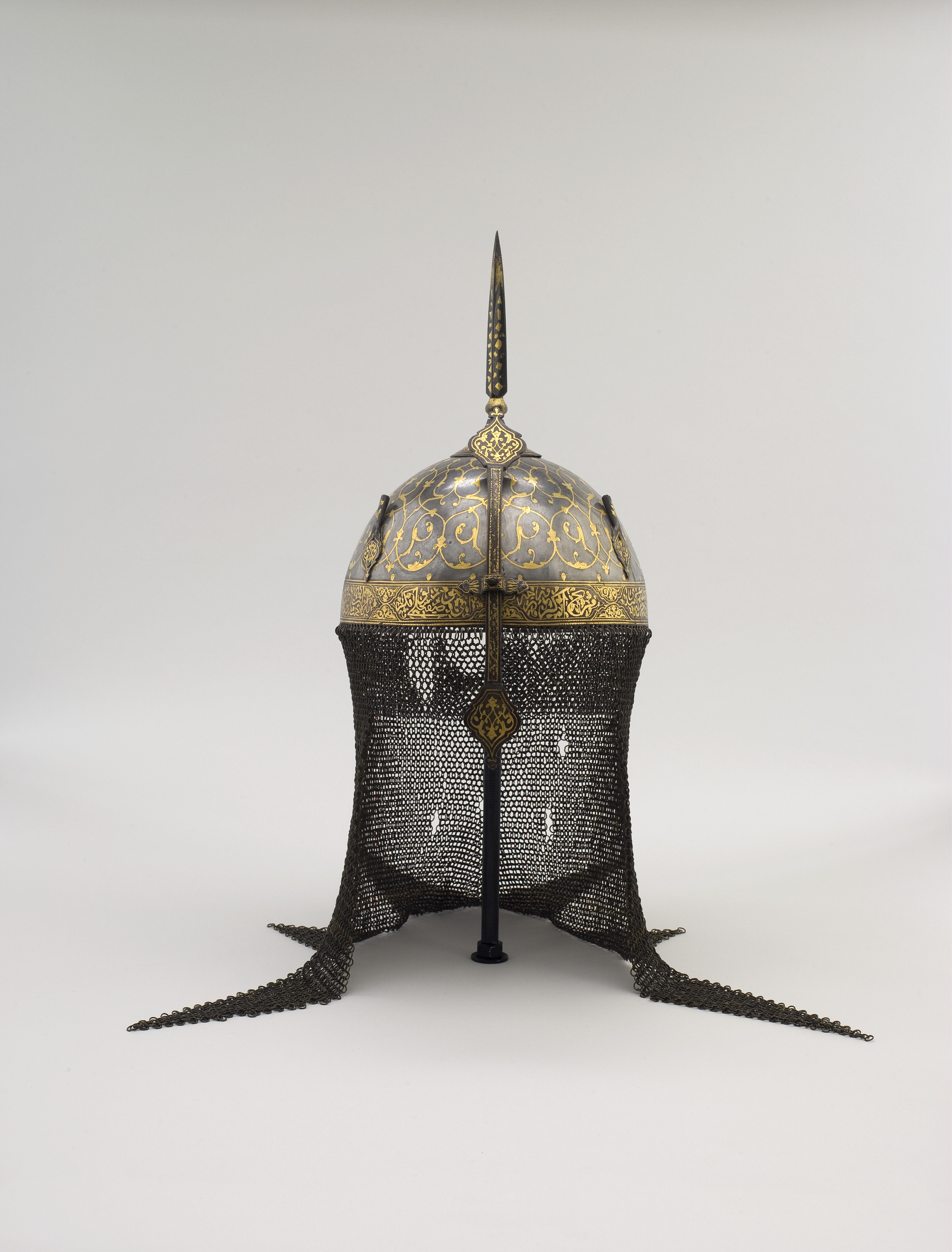 Cap Helmet (kulah khud) with Design of Interlaced Vines