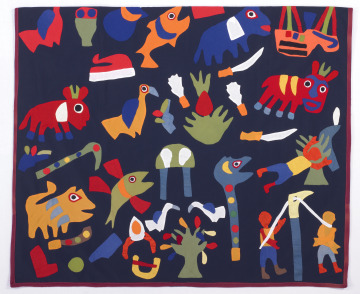 Applique by Fon artist